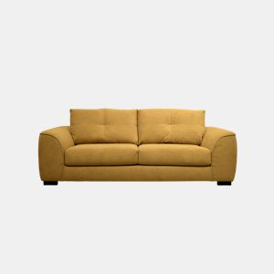 Sofá cama VALENTINO 3 lugares mostarda