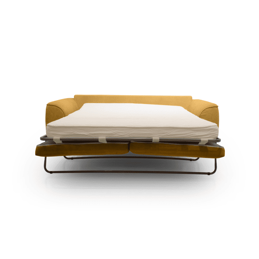 Sofá cama VALENTINO 3 lugares mostarda