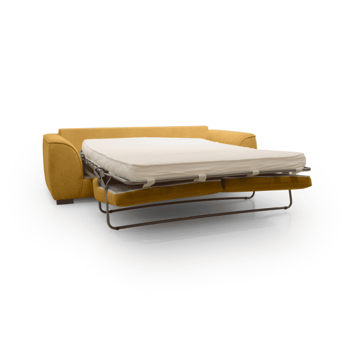 Sofá cama VALENTINO 3 lugares mostarda