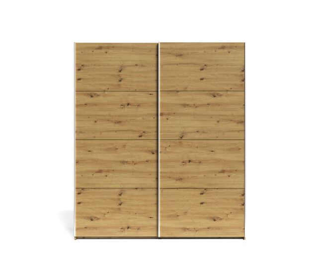 Armario alhambra top ii 200x230x63cm roble - conforama