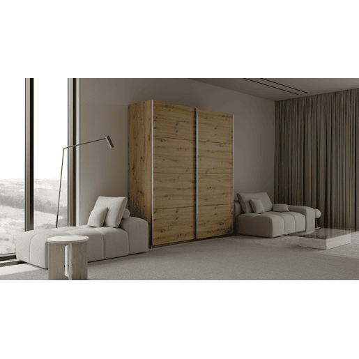 Roupeiro ALHAMBRA TOP II 200x230x63cm carvalho