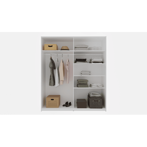 Roupeiro ALHAMBRA TOP II 200x230x63cm branco