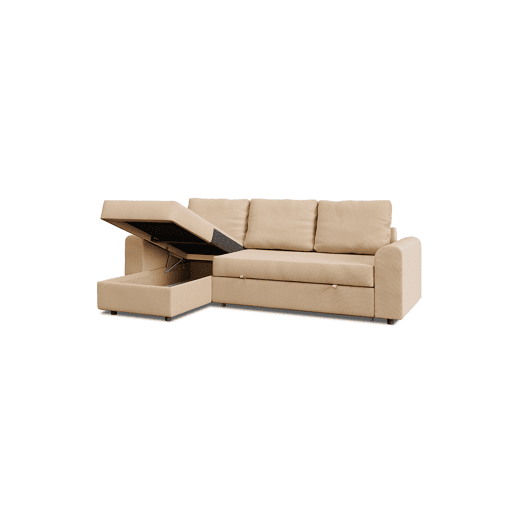 Chaise longue DINO reversível 3 lugares bege