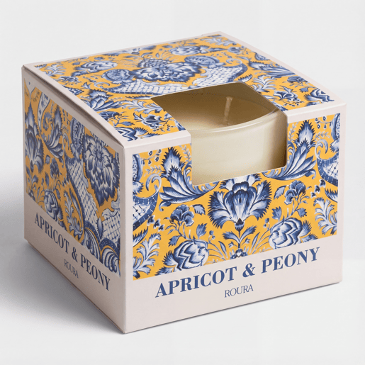 Vela perfumada JAIPUR alperce e peónia 11x8cm