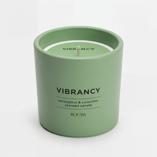 Vela perfumada WELLNESS eucalipto e pepino 8,5x9,5cm