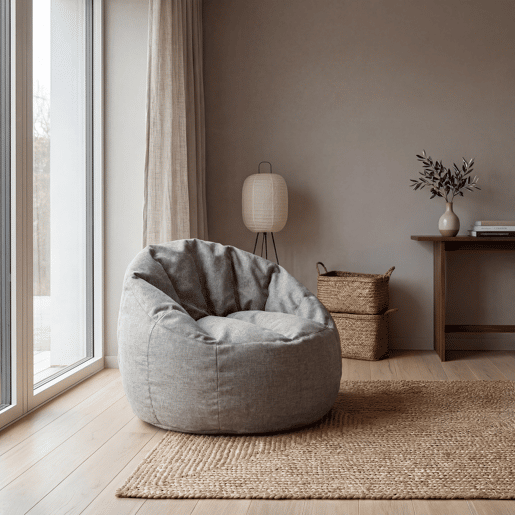 Puff LAGOS POLTRONA 67x70x80cm cor cinza Puff LAGOS POLTRONA 67x70x80cm cor cinza