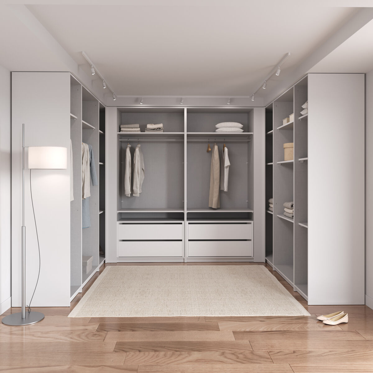 Módulo para dos puertas DRESSING II 100cm blanco - Conforama