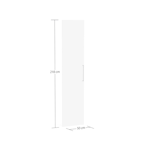 Porta DRESSING II branca 217x50x1,5cm