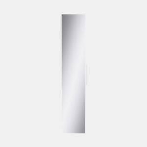 Porta com espelho DRESSING II 217x50x1,8cm branco