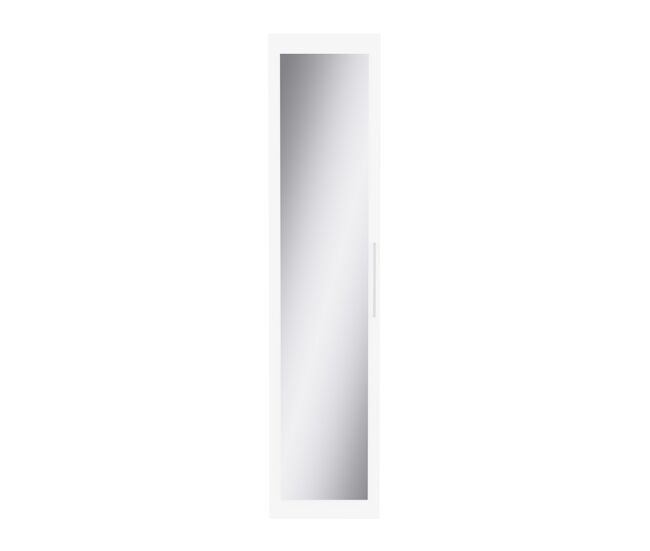 Puerta con espejo dressing ii 218x50x1,8cm blanco - conforama
