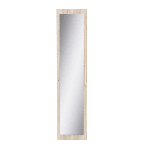 Porta com espelho DRESSING II 217x50x1,8cm carvalho