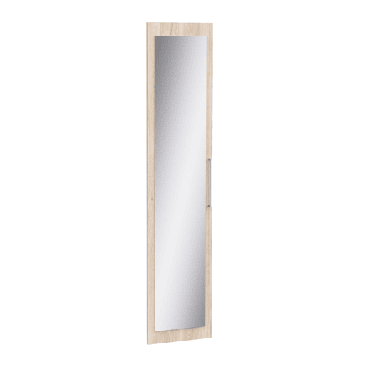 Porta com espelho DRESSING II 217x50x1,8cm carvalho