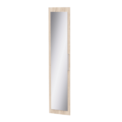 Porta com espelho DRESSING II 217x50x1,8cm carvalho