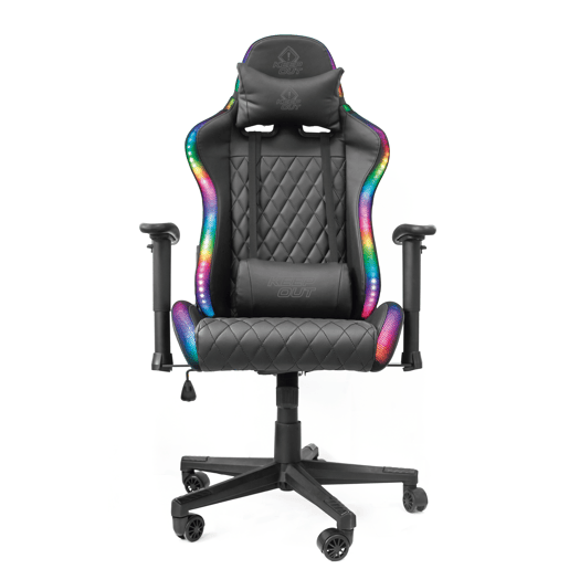 Cadeira de gaming XPRO RGB cor preto