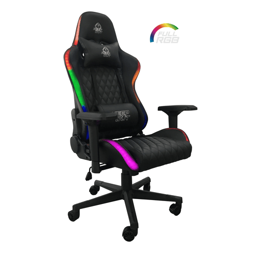 Cadeira de gaming XPRO RGB cor preto