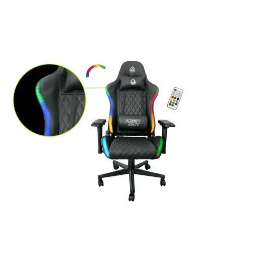 Cadeira de gaming XPRO RGB cor preto