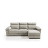 Chaise longue SOLIS dereita 4 lugares bege