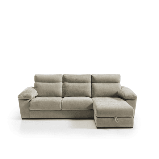 Chaise longue SOLIS dereita 4 lugares vison