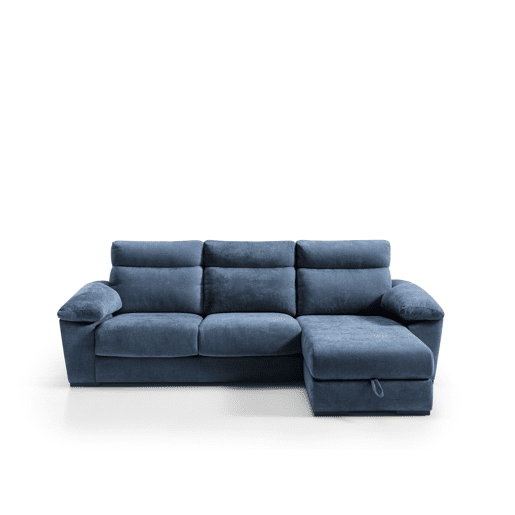 Chaise longue SOLIS dereita 4 lugares azul