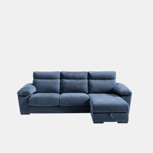 Chaise longue SOLIS dereita 4 lugares azul