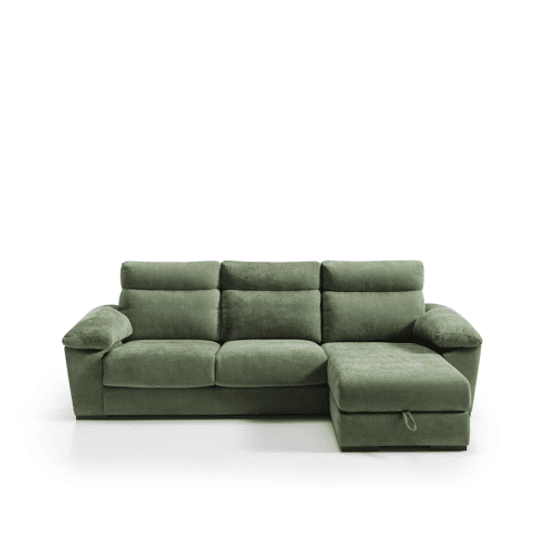 Chaise longue SOLIS dereita 4 lugares verde