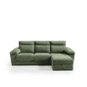 Chaise longue SOLIS dereita 4 lugares verde