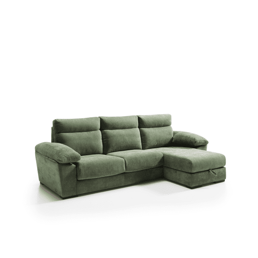 Chaise longue SOLIS dereita 4 lugares verde