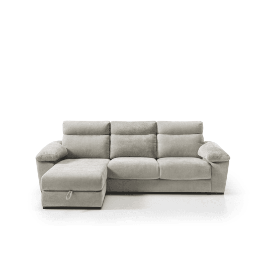 Chaise longue SOLIS esquerda 4 lugares bege