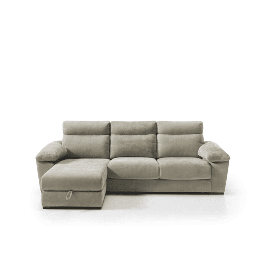 Chaise longue SOLIS esquerda 4 lugares vison
