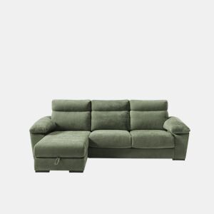 Chaise longue SOLIS esquerda 4 lugares verde