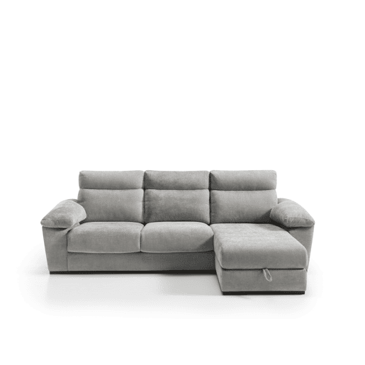 Chaise longue SOLIS esquerda 4 lugares cinza Chaise longue SOLIS esquerda 4 lugares cinza