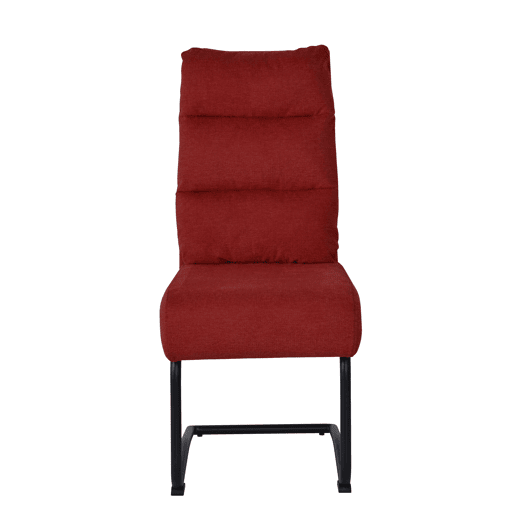 Conjunto de 2 cadeiras MINA cor vermelho Conjunto de 2 cadeiras MINA cor vermelho