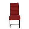 Conjunto de 2 cadeiras MINA cor vermelho
