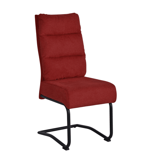Conjunto de 2 cadeiras MINA cor vermelho Conjunto de 2 cadeiras MINA cor vermelho