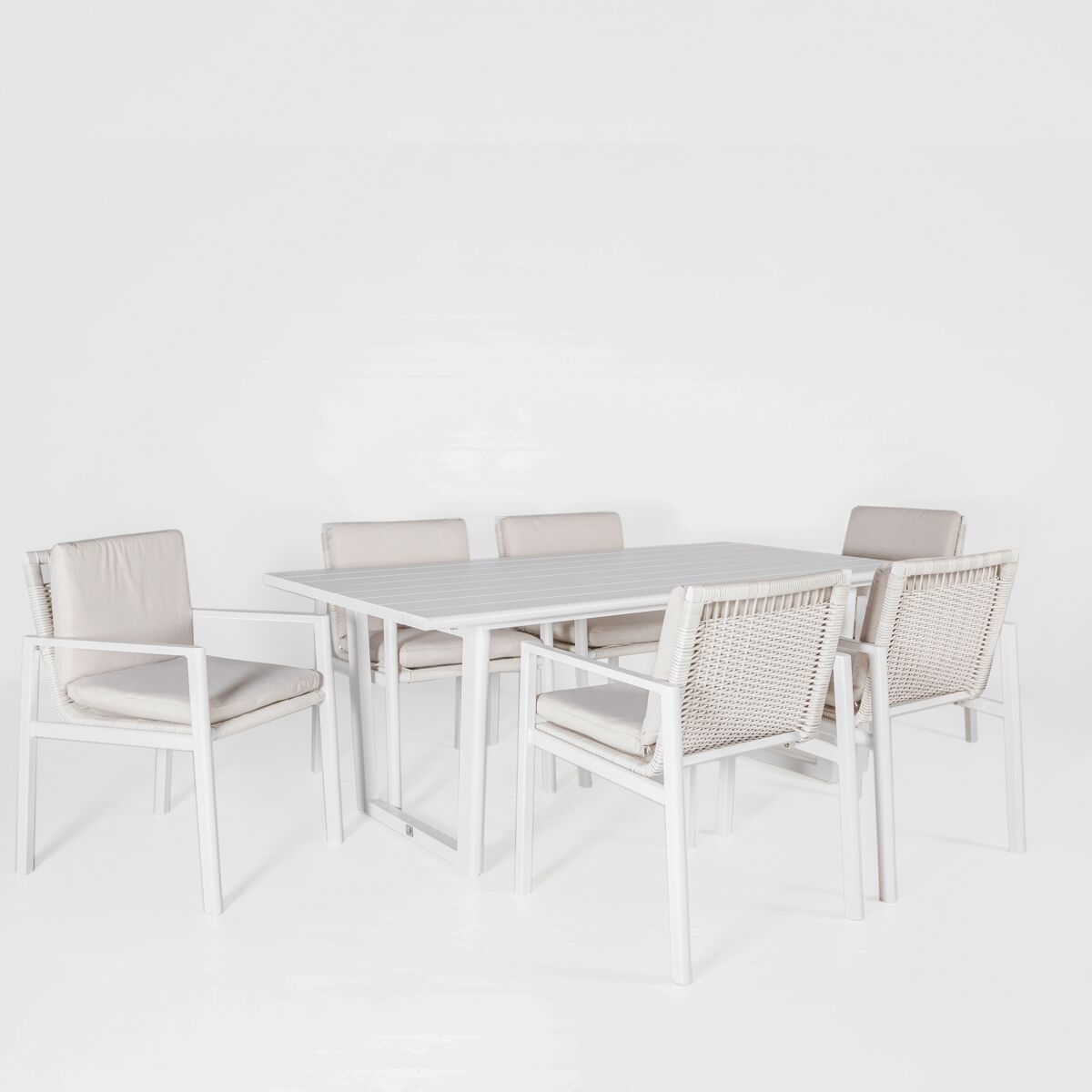Set de jardín ONIX con mesa y 6 sillas