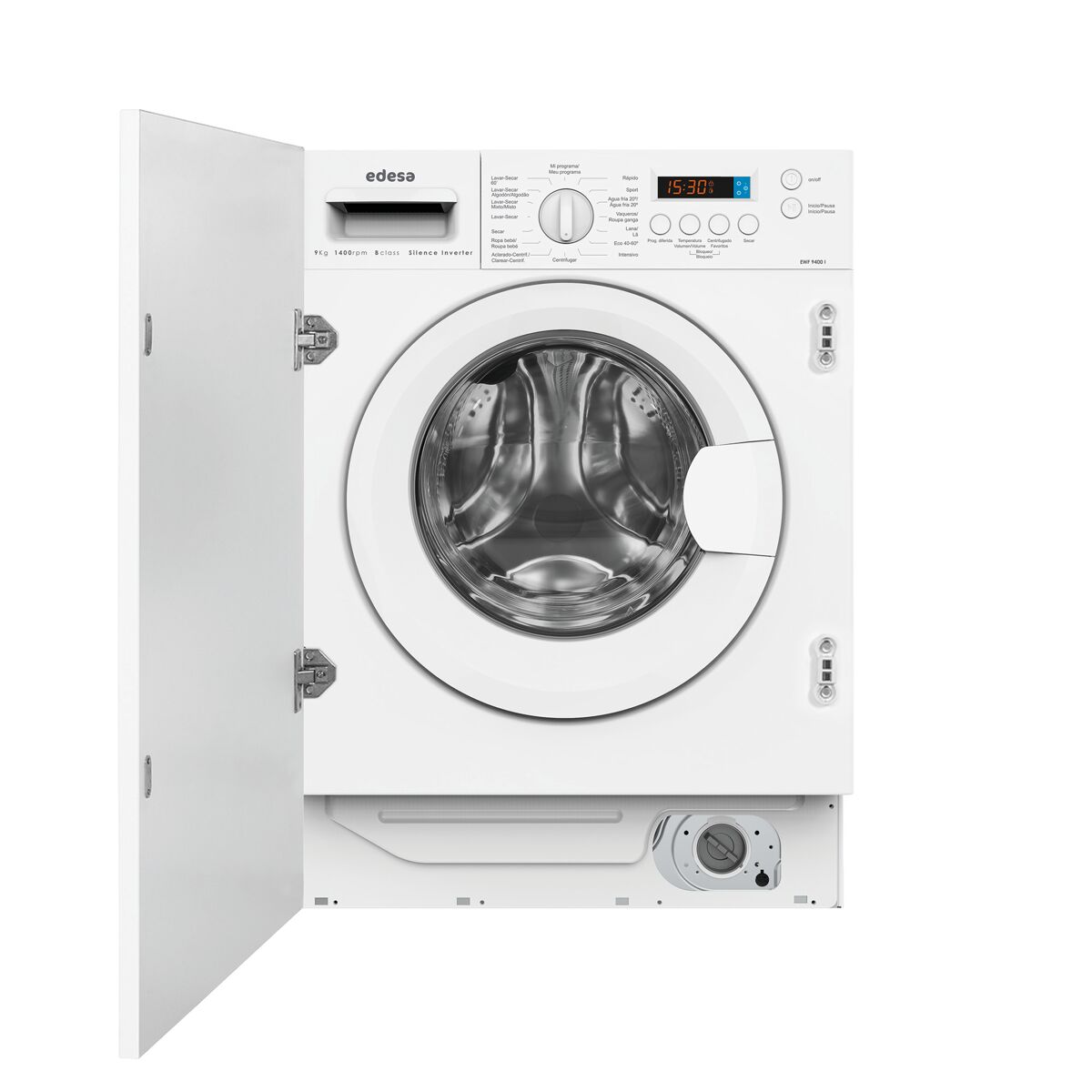 Lavadora integrable EDESA EWF- 9400-I 9KG 1400 RPM