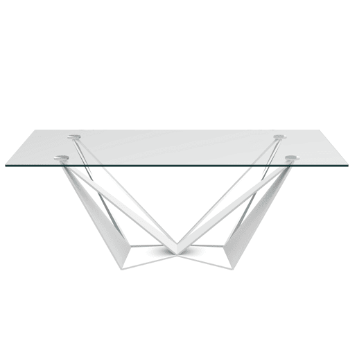 Mesa de jantar em vidro MILENIUM