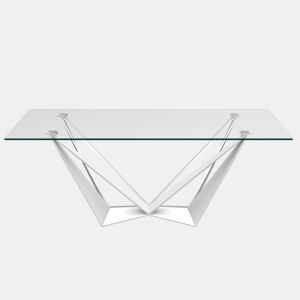 Mesa de jantar em vidro MILENIUM