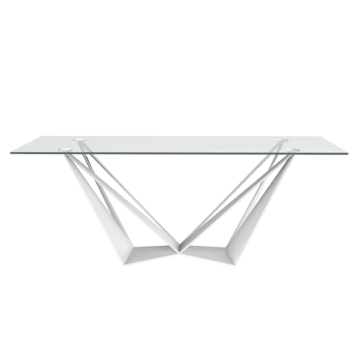 Mesa de jantar em vidro MILENIUM