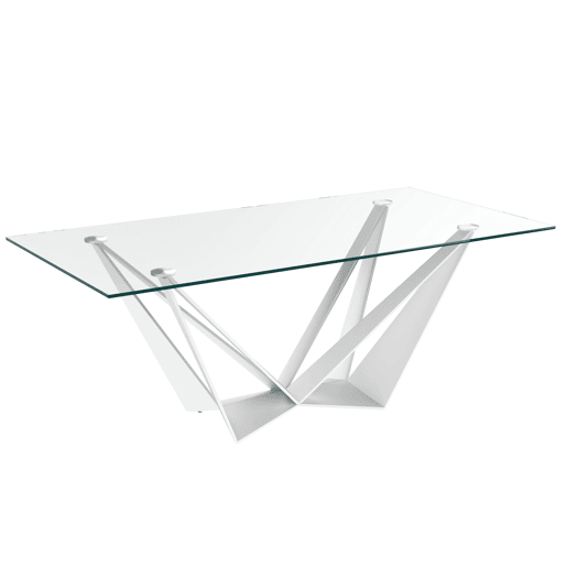 Mesa de jantar em vidro MILENIUM