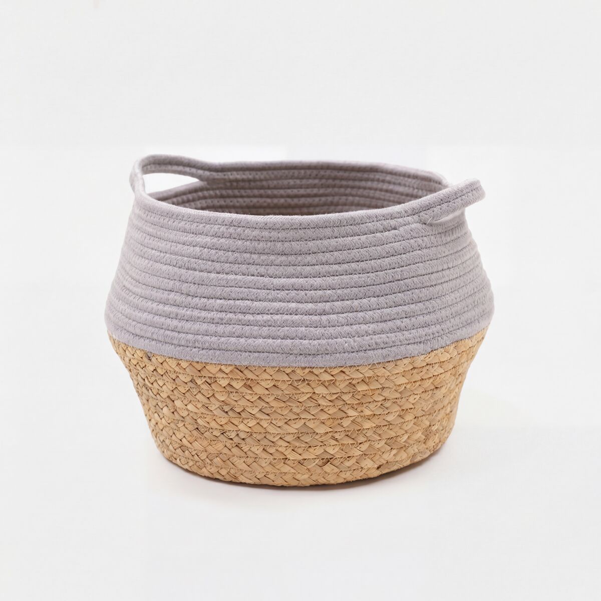 Cesta fibra vegetal y algodón BAILEN
