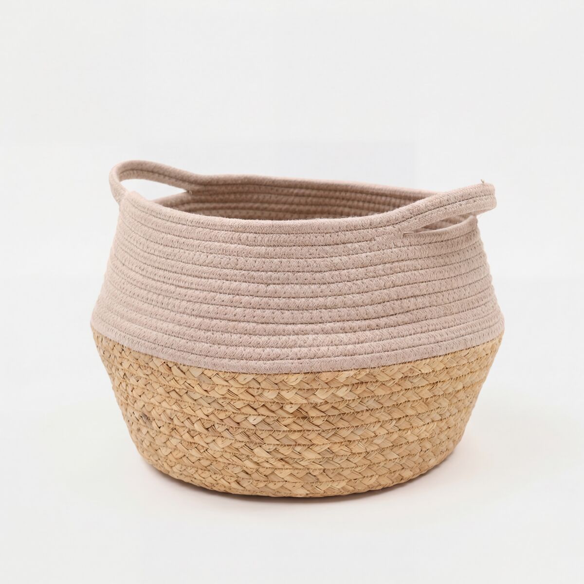 Cesta fibra vegetal y algodón BAILEN