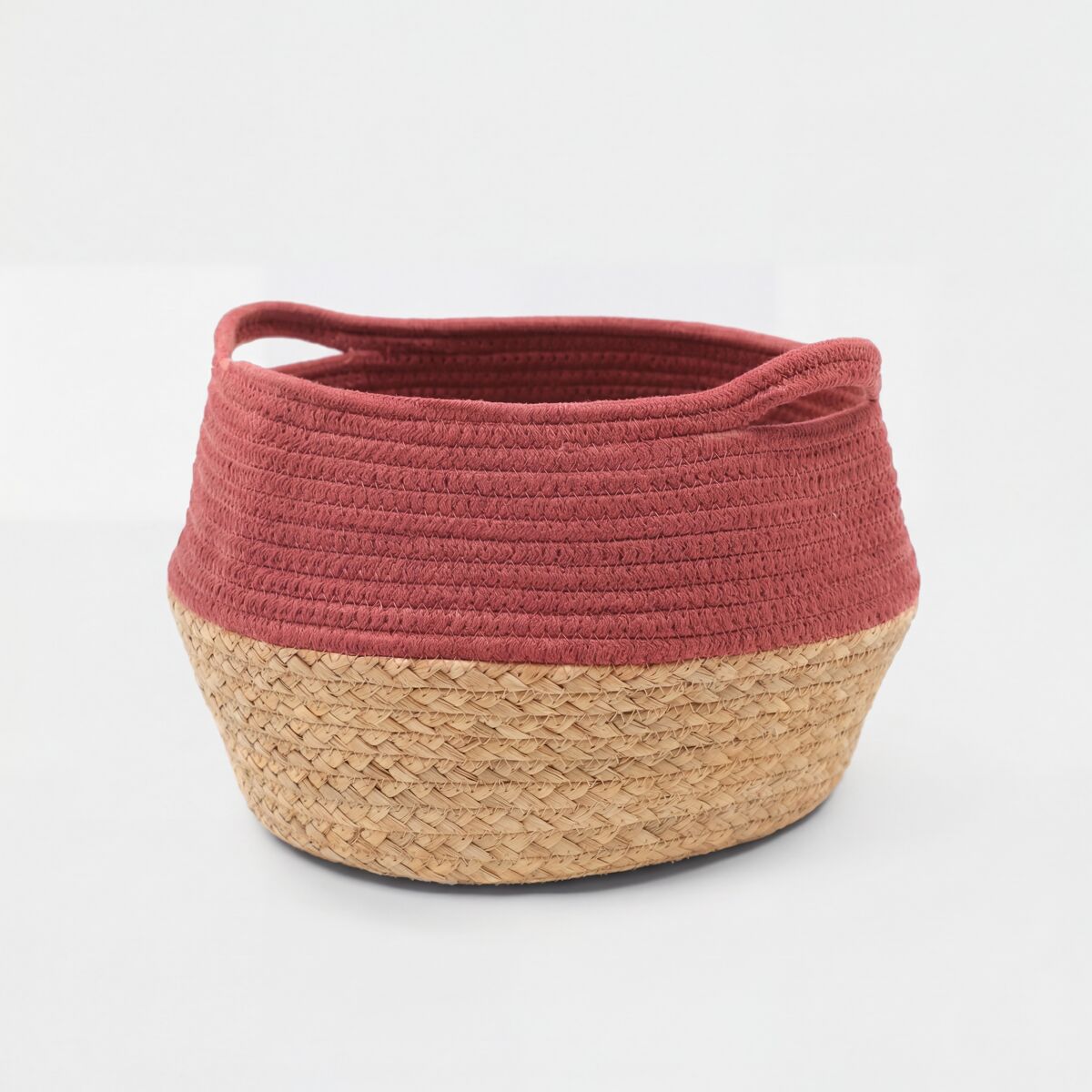 Cesta fibra vegetal y algodón BAILEN