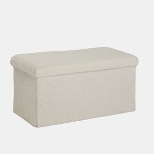 Baú dobrável TEDDY 38x38x76cm branco
