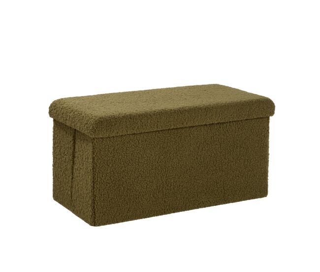 Baúl plegable teddy 38x38x76cm color verde - conforama