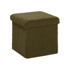 Puff dobrável TEDDY 38x38x38cm verde