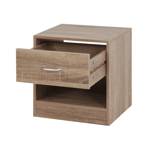 Mesa de cabeceira ONA 1 gaveta cor carvalho