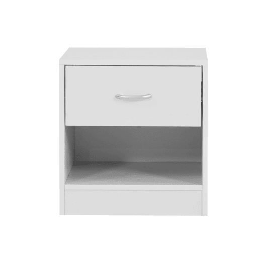 Mesa de cabeceira ONA 1 gaveta cor branco