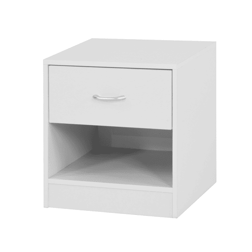 Mesa de cabeceira ONA 1 gaveta cor branco
