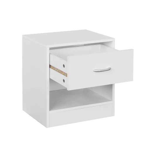 Mesa de cabeceira ONA 1 gaveta cor branco Mesa de cabeceira ONA 1 gaveta cor branco